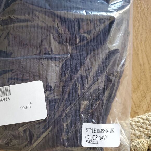 NEW! 4SI3NNA Lea Smocked Peplum Mini Skirt in Navy - Picture 12 of 16